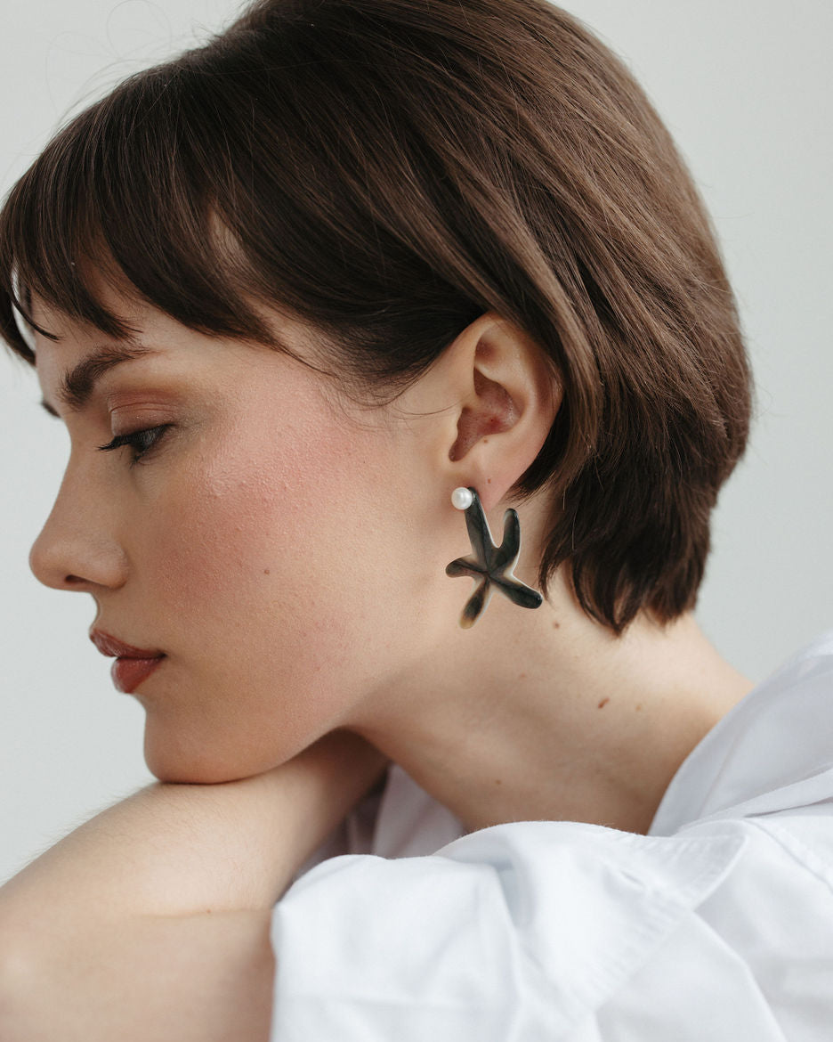 Moana meritähega kõrvarõngad