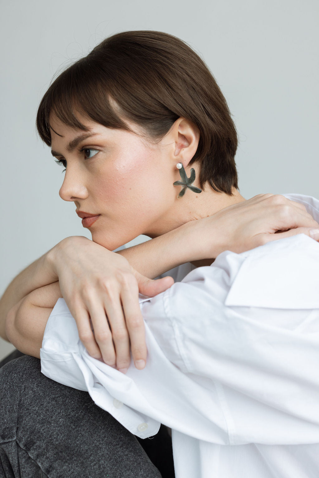 Moana meritähega kõrvarõngad 