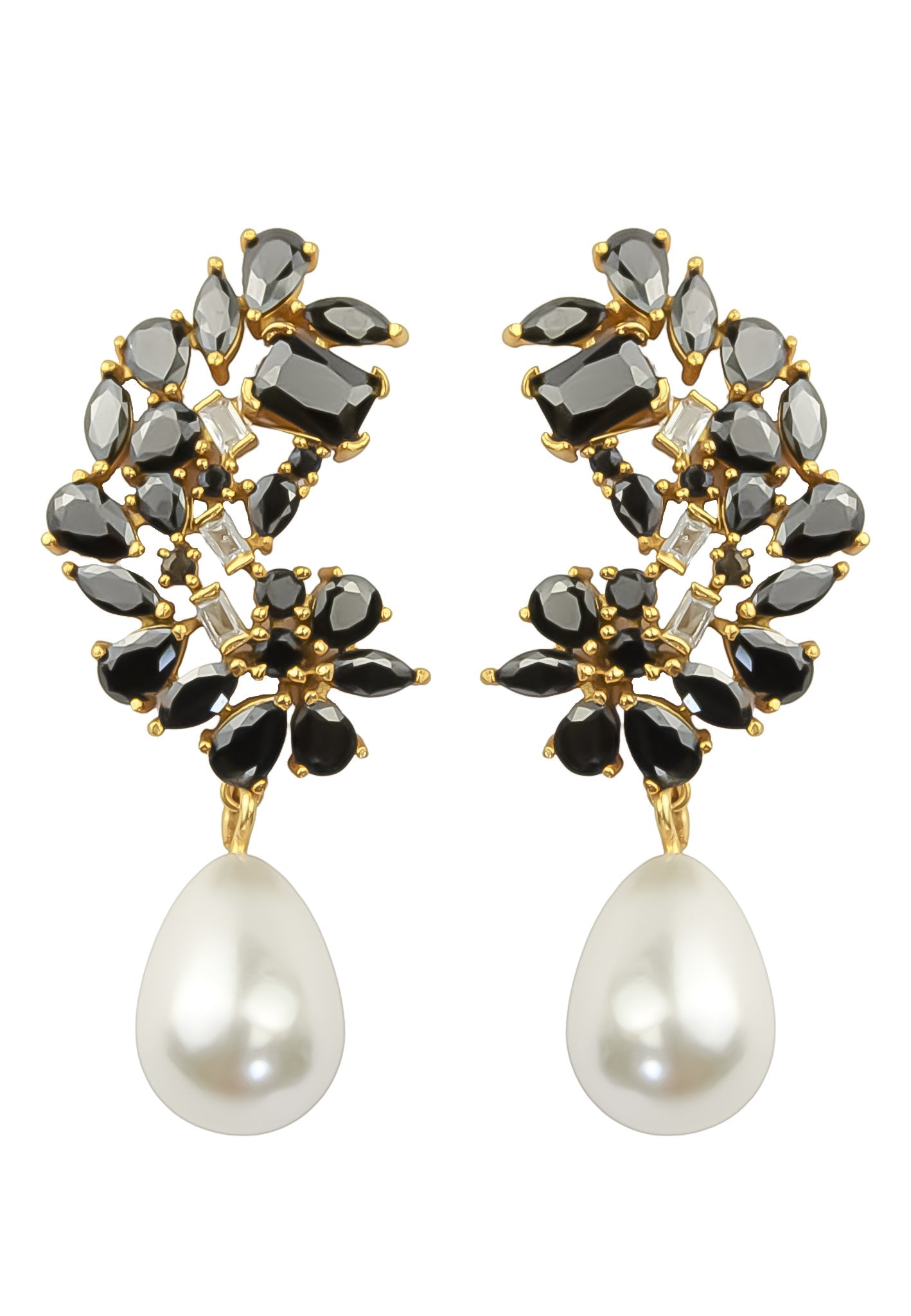 Golden Frosty Pearl kõrvarõngad