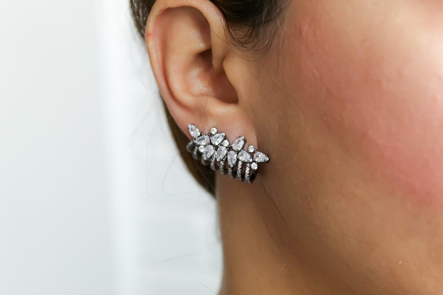 London Climber kõrvarõngad kividega