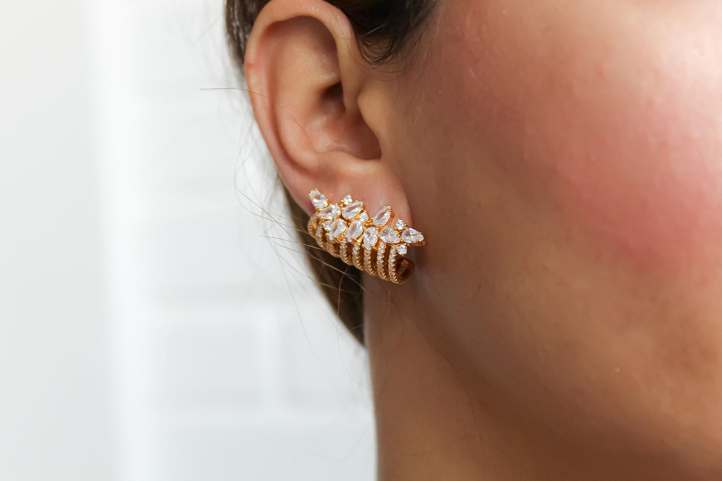 London Climber kõrvarõngad kividega