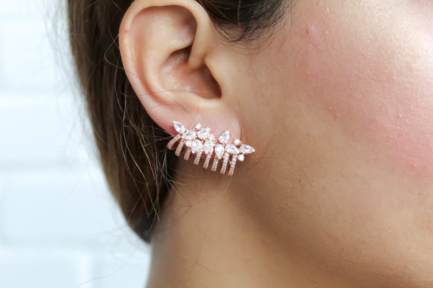 London Climber kõrvarõngad kividega