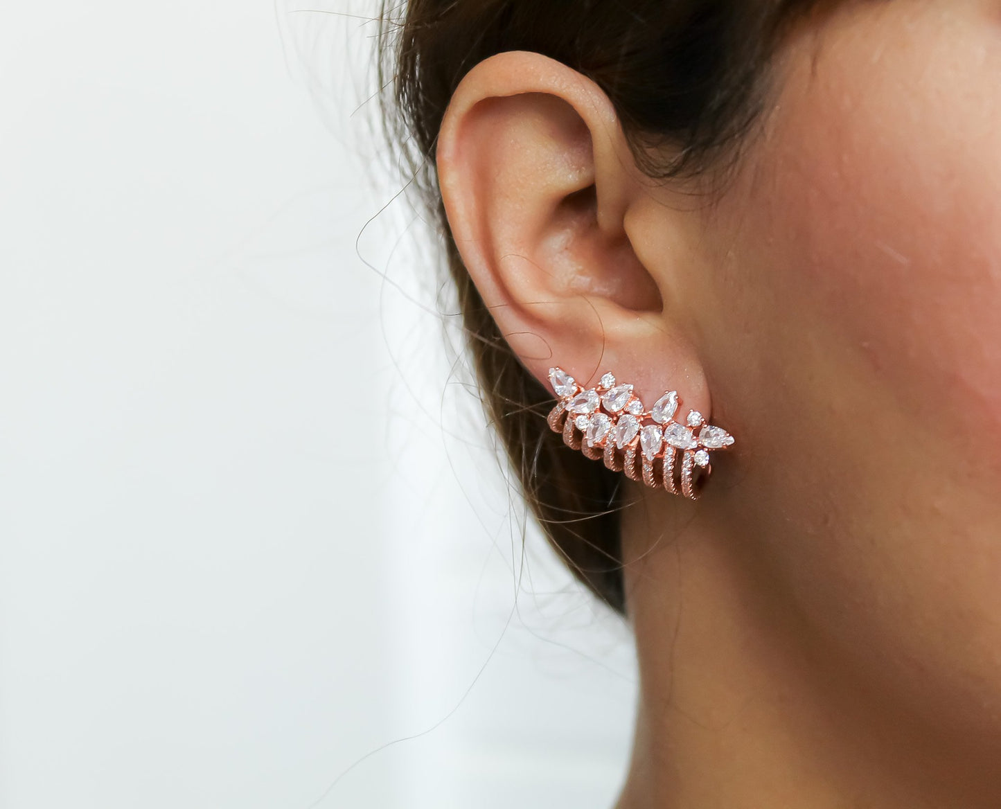 London Climber kõrvarõngad kividega