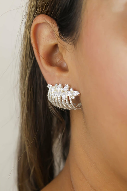 London Climber kõrvarõngad kividega