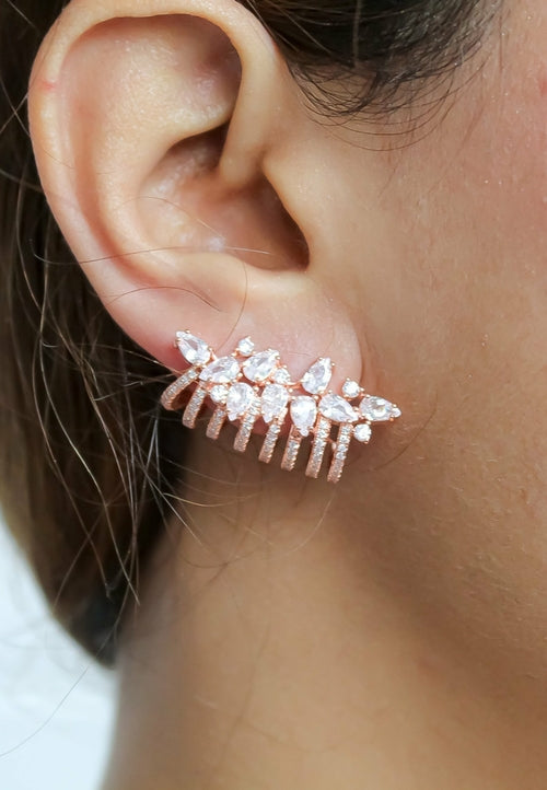 London Climber kõrvarõngad kividega